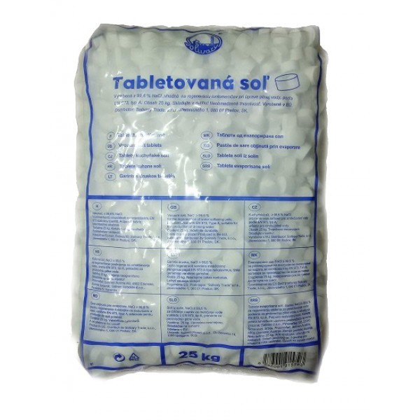Tabletová regenerační sůl - 25 kg pro